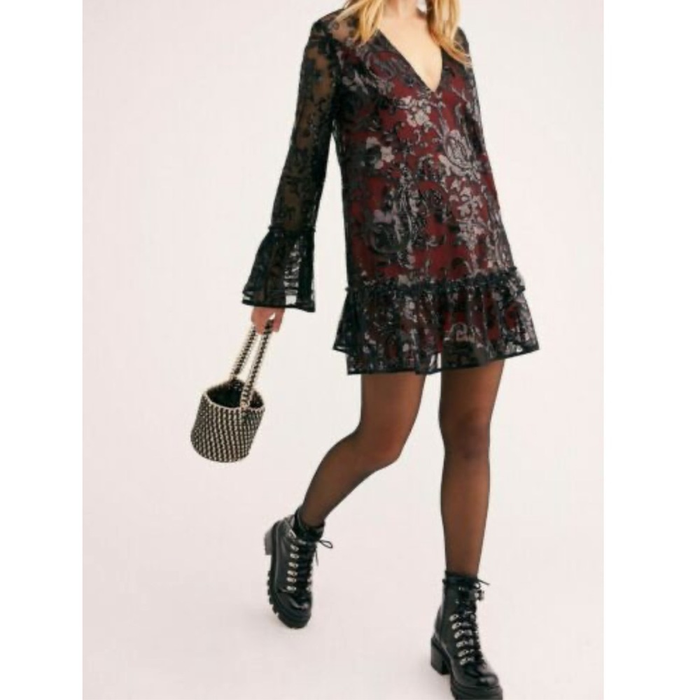 Free People Falling Flowers Frock Dress - image 3